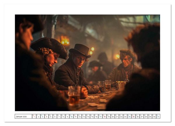 Produktbild: Die letzte Fahrt der Sturmkr&auml;he (hochwertiger Premium Wandkalender 2026 DIN A2 quer), Kunstdruck in Hochglanz