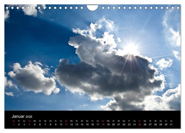 Produktbild: Wolkenmalerei (Wandkalender 2026 DIN A4 quer), CALVENDO Monatskalender