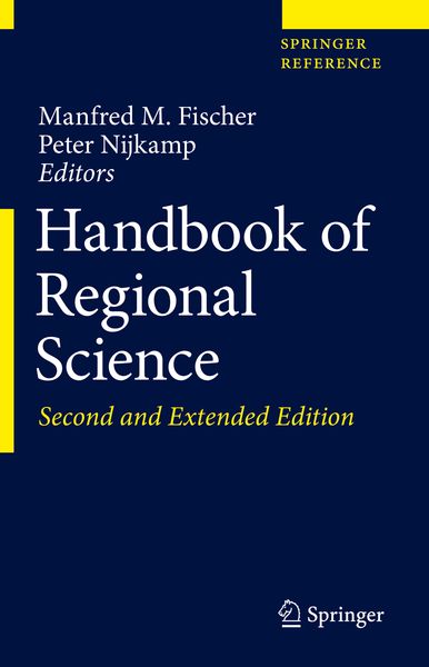 Produktbild: Handbook of Regional Science