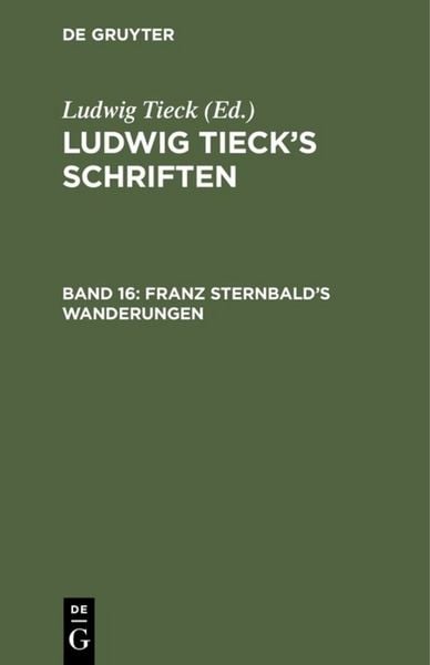 Produktbild: Franz Sternbald&rsquo;s Wanderungen