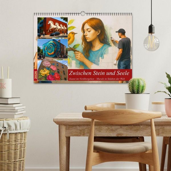 Produktbild: Zwischen Stein und Seele (Wandkalender 2026 DIN A3 quer), CALVENDO Monatskalender