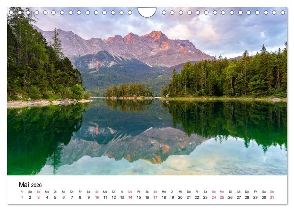 Produktbild: Deutschlands Landschaften - Vom Meer bis zu den Alpen (Wandkalender 2026 DIN A4 quer), CALVENDO Monatskalender