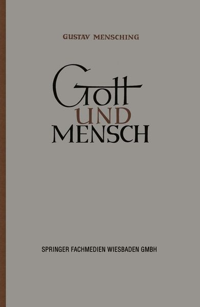 Produktbild: Gott und Mensch