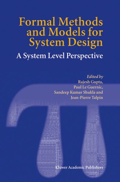 Produktbild: Formal Methods and Models for System Design
