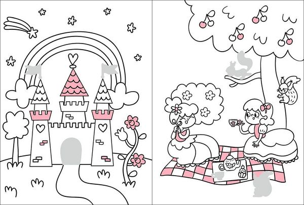 Produktbild: Mein Malbuch mit Glitzerstickern - Prinzessinnen