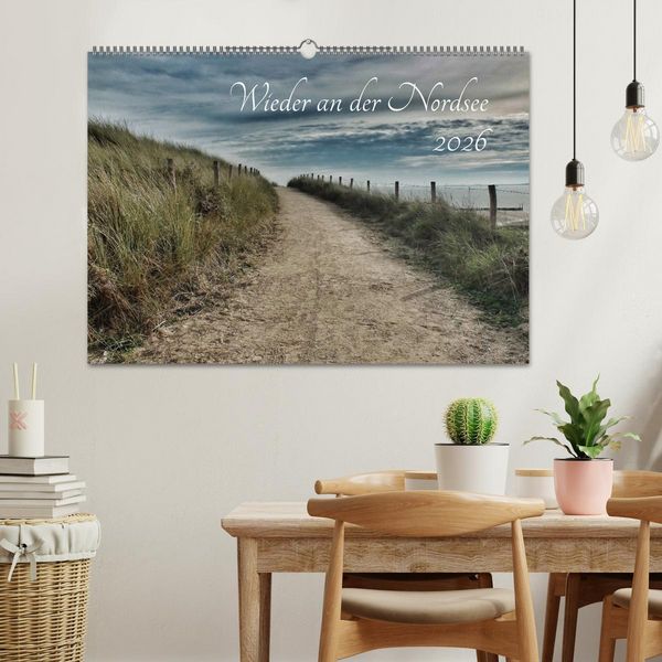 Produktbild: Wieder an der Nordsee (Wandkalender 2026 DIN A2 quer), CALVENDO Monatskalender