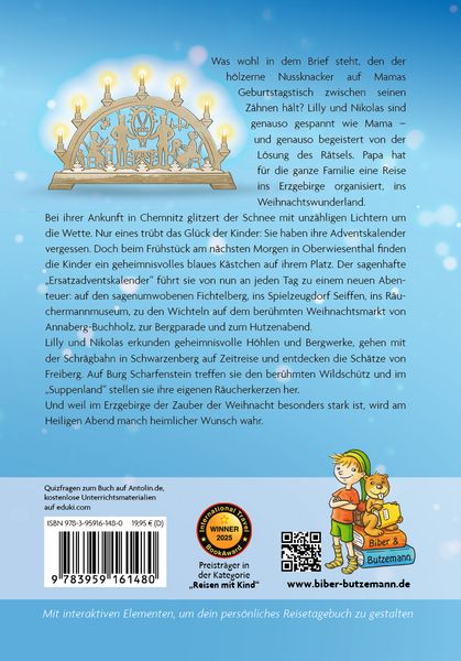 Produktbild: Abenteuer im Erzgebirge - Lilly und Nikolas im Weihnachtsland