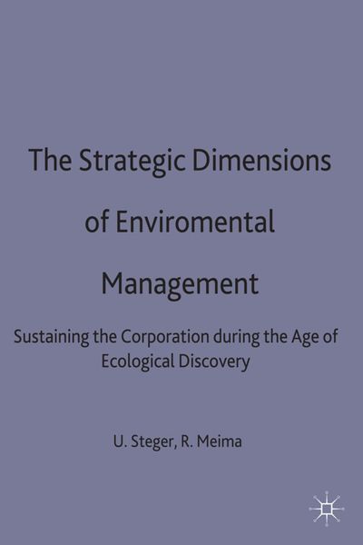 Produktbild: The Strategic Dimensions of Environmental Management