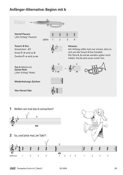 Produktbild: Trompeten Fuchs f&uuml;r Posaunenchor, Band 1