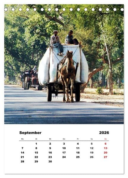 Produktbild: Indien erleben (Tischkalender 2026 DIN A5 hoch), CALVENDO Monatskalender