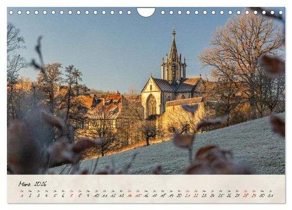 Produktbild: Lieblingsorte in und um T&uuml;bingen (Wandkalender 2026 DIN A4 quer), CALVENDO Monatskalender