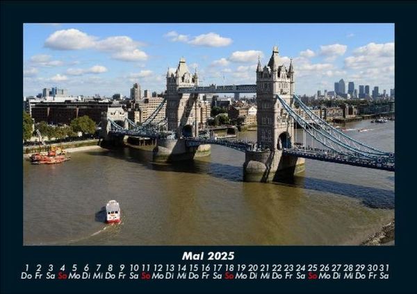 Produktbild: London 2025 Fotokalender DIN A5