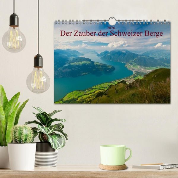 Produktbild: Der Zauber der Schweizer Berge (Wandkalender 2026 DIN A4 quer), CALVENDO Monatskalender