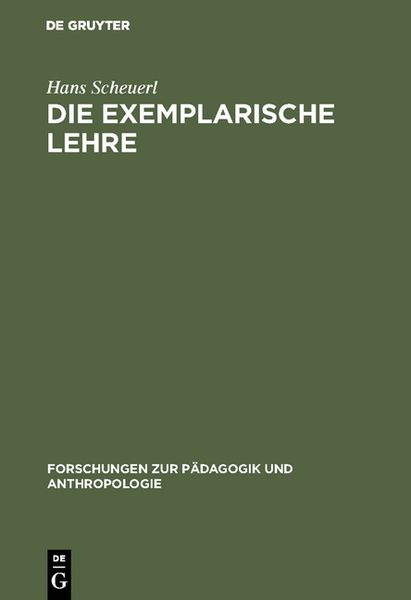 Produktbild: Die exemplarische Lehre