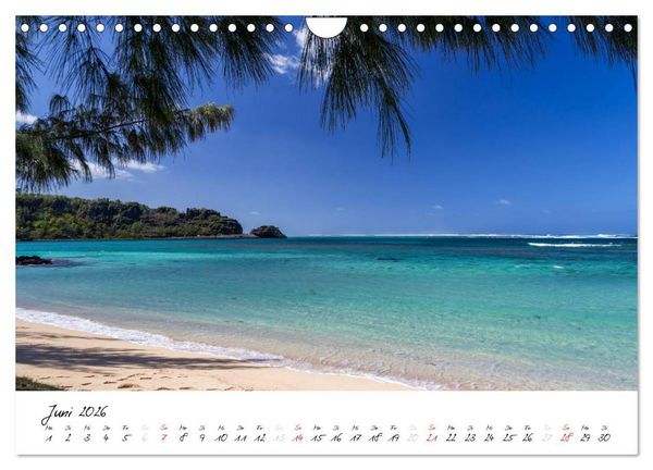 Produktbild: Mauritius - Insel zum Durchatmen (Wandkalender 2026 DIN A4 quer), CALVENDO Monatskalender