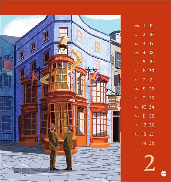 Produktbild: Harry Potter Postkartenkalender 2027