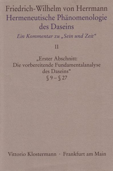 Produktbild: Hermeneutische Ph&auml;nomenologie des Daseins. Ein Kommentar zu "Sein und Zeit"