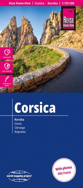 Produktbild: Reise Know-How Landkarte Korsika | Corsica (1:135.000)
