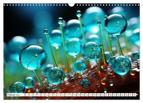 Produktbild: Wunderwelt Mikrokosmos (Wandkalender 2026 DIN A3 quer), CALVENDO Monatskalender