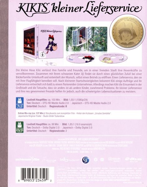 Produktbild: Kiki's kleiner Lieferservice - Steelbook (+ DVD) [LE]