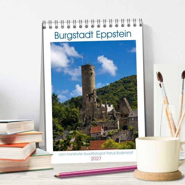 Produktbild: Burgstadt Eppstein (Tischkalender 2027 DIN A5 hoch), CALVENDO Monatskalender