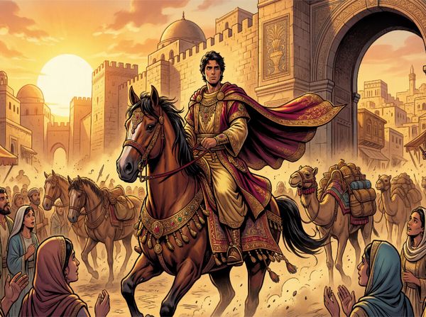 Produktbild: CALVENDO Puzzle Ben Hur kehrt reich und m&auml;chtig zur&uuml;ck | 2000 Teile Lege-Gr&ouml;&szlig;e 90x67cm Foto-Puzzle f&uuml;r gl&uuml;ckliche Stunden