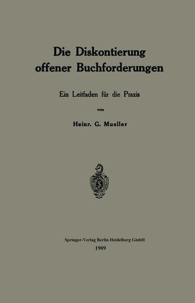 Produktbild: Die Diskontierung offener Buchforderungen