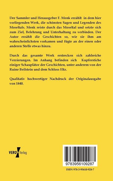 Produktbild: Des Moselthal&acute;s Sagen, Legenden und Geschichten