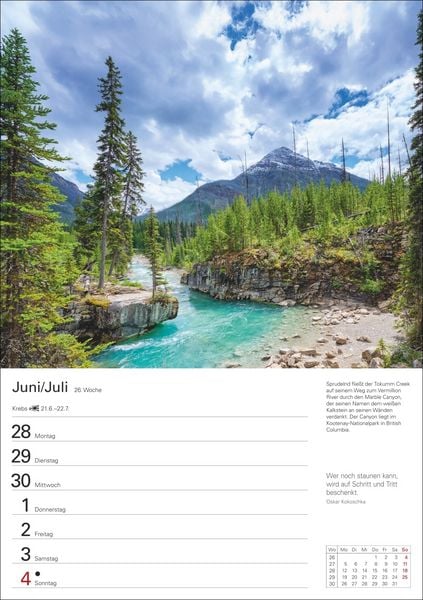 Produktbild: Kanada Wochenplaner 2027 - Eine Reise in 53 Bildern