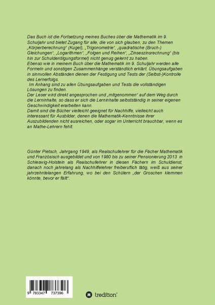 Produktbild: Mathematik im 10. Schuljahr