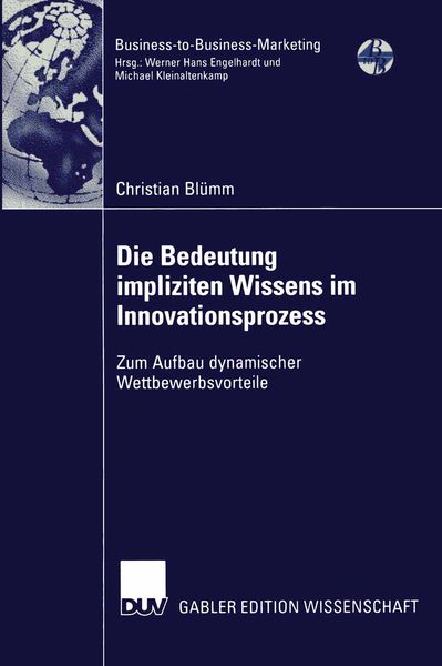 Produktbild: Die Bedeutung impliziten Wissens im Innovationsprozess