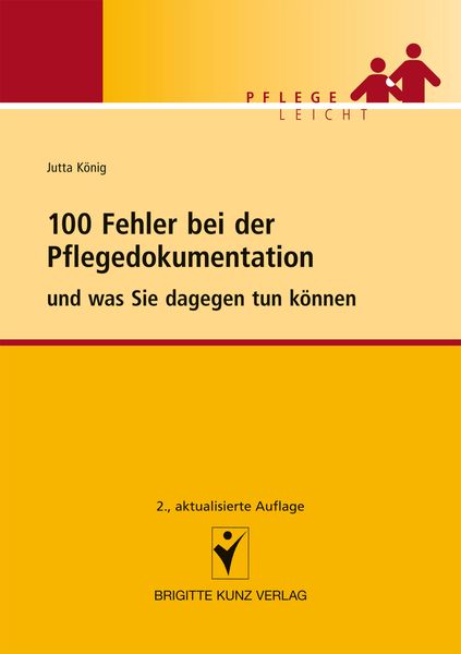 Produktbild: 100 Fehler bei der Pflegedokumentation