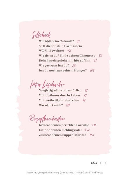 Produktbild: Longevity-Ern&auml;hrung