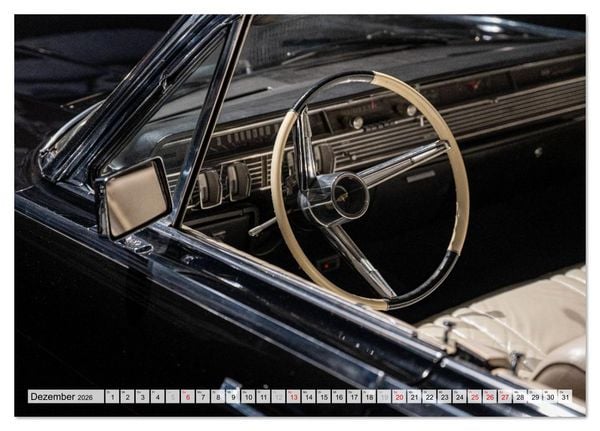 Produktbild: Einsteigen, bitte! - Innenansichten automobiler Ikonen (Tischkalender 2026 DIN A5 quer), CALVENDO Monatskalender