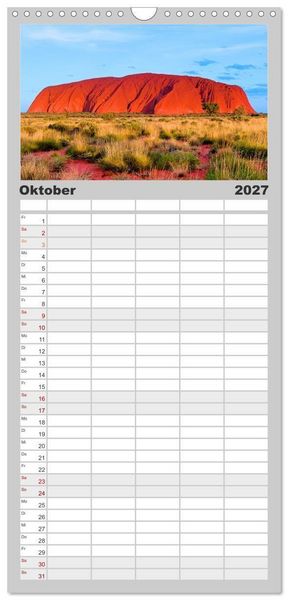 Produktbild: Familienplaner 2027 - Magische Wunderwelten der Natur mit 5 Spalten (Wandkalender, 21 x 45 cm) CALVENDO