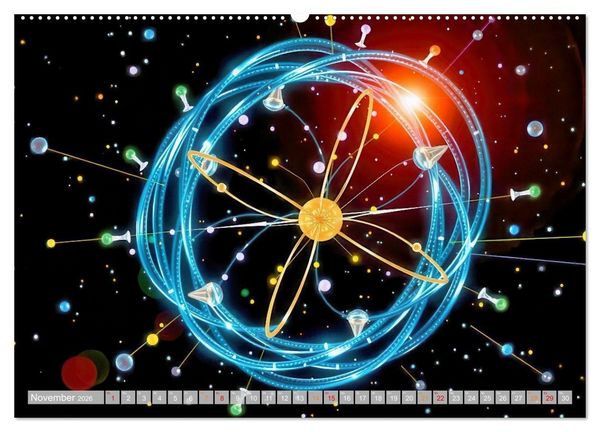 Produktbild: Quantenmechanik von Bits zu Qubits (hochwertiger Premium Wandkalender 2026 DIN A2 quer), Kunstdruck in Hochglanz