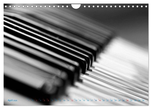 Produktbild: Akkordeon - close up (Wandkalender 2026 DIN A4 quer), CALVENDO Monatskalender