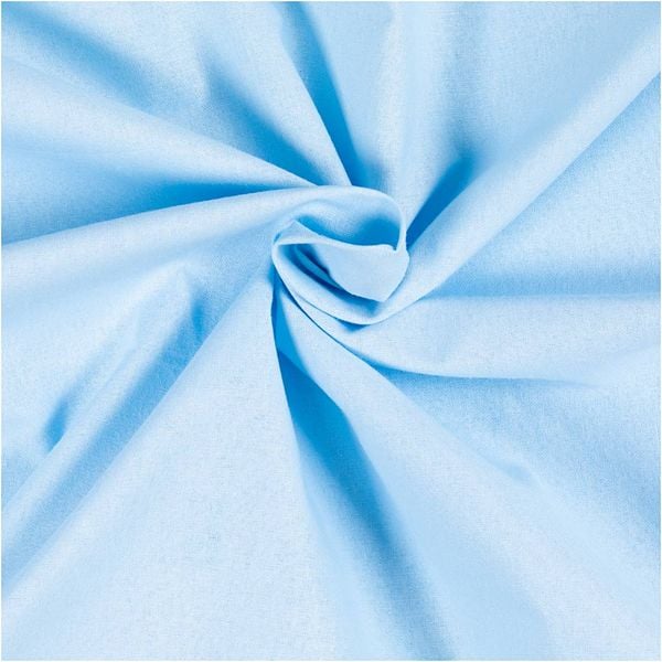 Produktbild: Creativ Company Stoff, B 145 cm, 140 g, Hellblau, 2 m