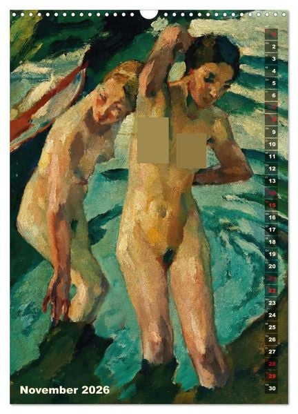 Produktbild: Leo Putz - Die Kunst der Sinnlichkeit (Wandkalender 2026 DIN A3 hoch), CALVENDO Monatskalender