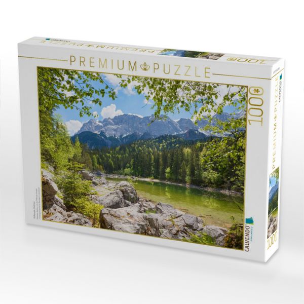 Produktbild: CALVENDO Puzzle Frillensee, Grainau | 1000 Teile Lege-Gr&ouml;&szlig;e 64x48cm Foto-Puzzle f&uuml;r gl&uuml;ckliche Stunden