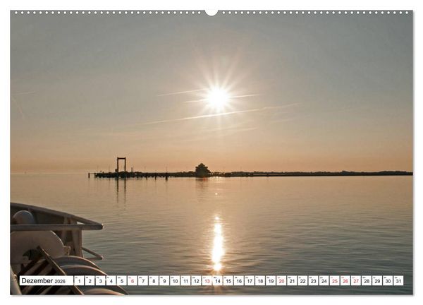 Produktbild: Die Nordsee zwischen Stade und Pellworm (hochwertiger Premium Wandkalender 2026 DIN A2 quer), Kunstdruck in Hochglanz