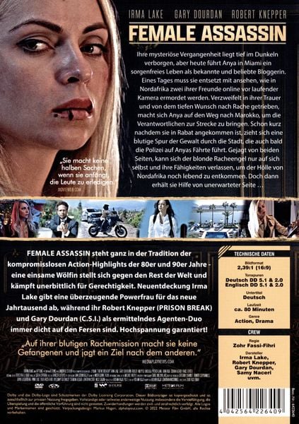 Produktbild: Female Assassin - Rache ist s&uuml;&szlig;