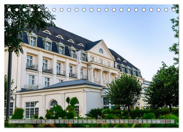 Produktbild: Ein Blick auf L&uuml;beck-Travem&uuml;nde (Tischkalender 2026 DIN A5 quer), CALVENDO Monatskalender