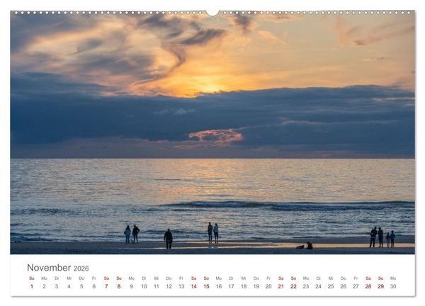Produktbild: D&auml;nemark - Henne Strand (hochwertiger Premium Wandkalender 2026 DIN A2 quer), Kunstdruck in Hochglanz