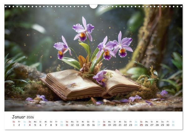 Produktbild: Im Schatten der Orchidee (Wandkalender 2026 DIN A3 quer), CALVENDO Monatskalender