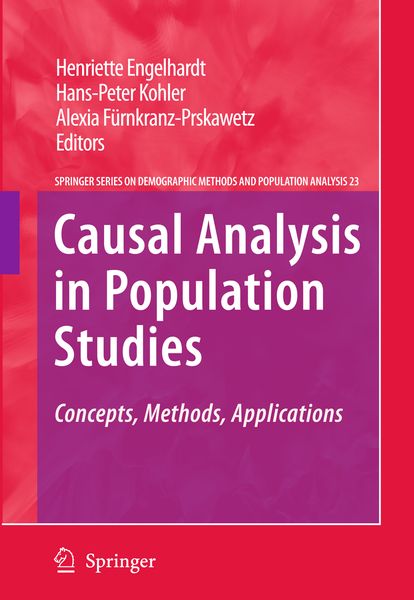 Produktbild: Causal Analysis in Population Studies