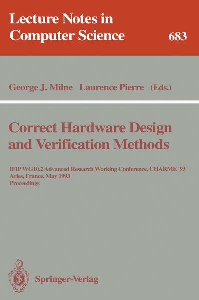 Produktbild: Correct Hardware Design and Verification Methods