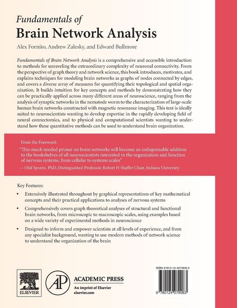 Produktbild: Fundamentals of Brain Network Analysis