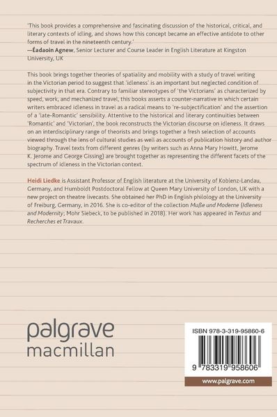 Produktbild: The Experience of Idling in Victorian Travel Texts, 1850&ndash;1901