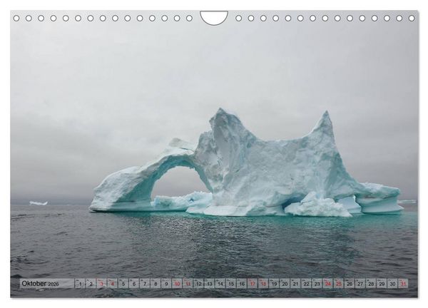 Produktbild: Gr&ouml;nland: Eisberge in der Disko Bucht (Wandkalender 2026 DIN A4 quer), CALVENDO Monatskalender
